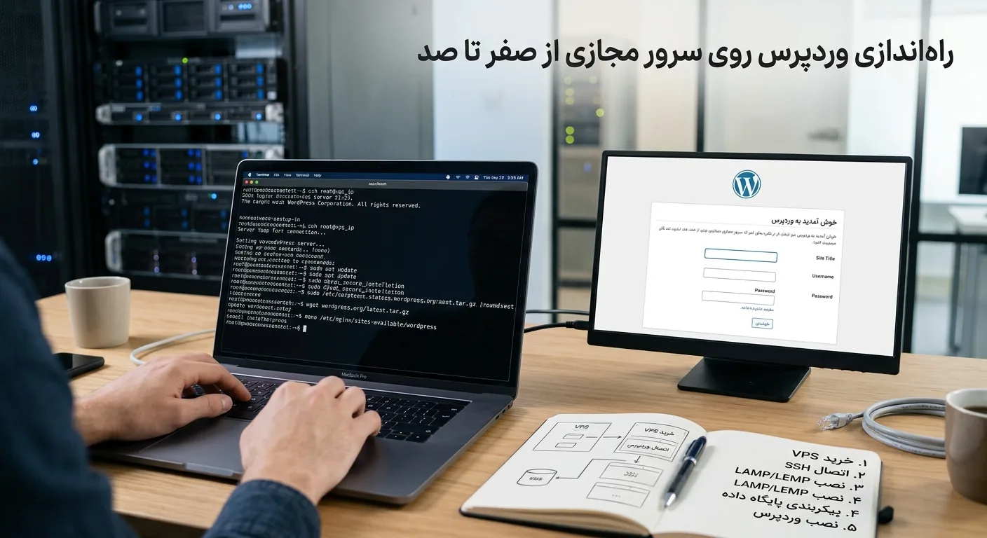 راه‌اندازی وردپرس روی سرور مجازی از صفر تا صد